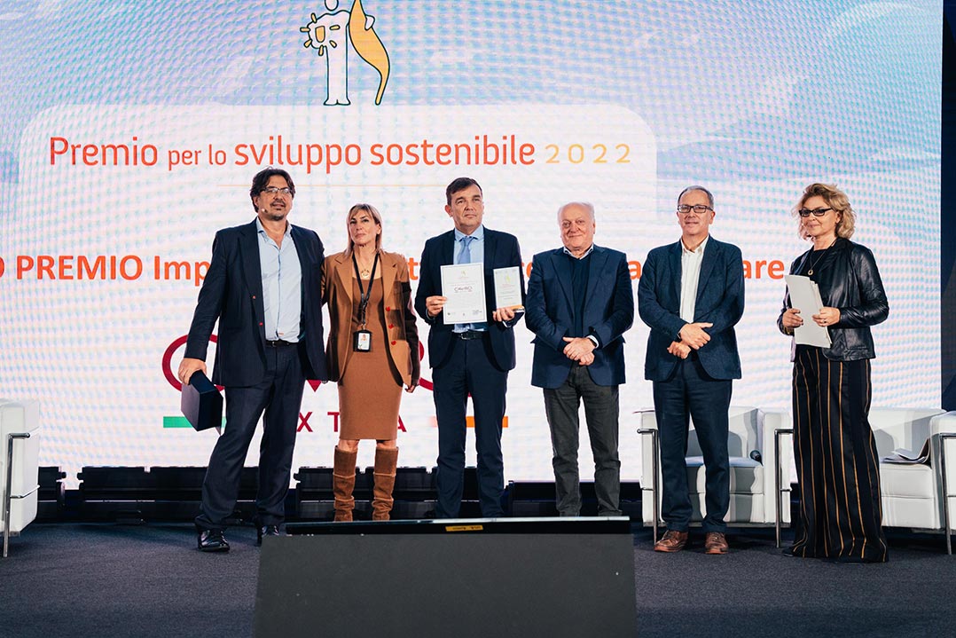 Caviro Extra premiata a Ecomondo dalla Fondazione per lo Sviluppo Sostenibile Primo Premio nel Settore Economia Circolare