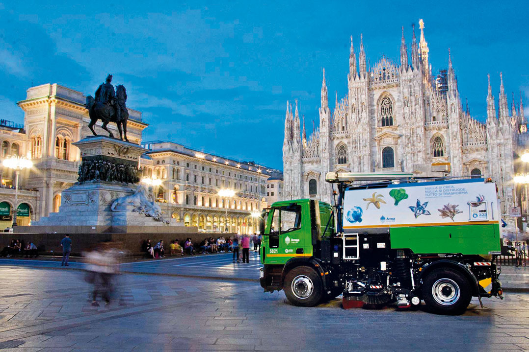 Amsa e le trasmissioni Allison al lavoro ad Expo 2015: per una raccolta rifiuti davvero sostenibile