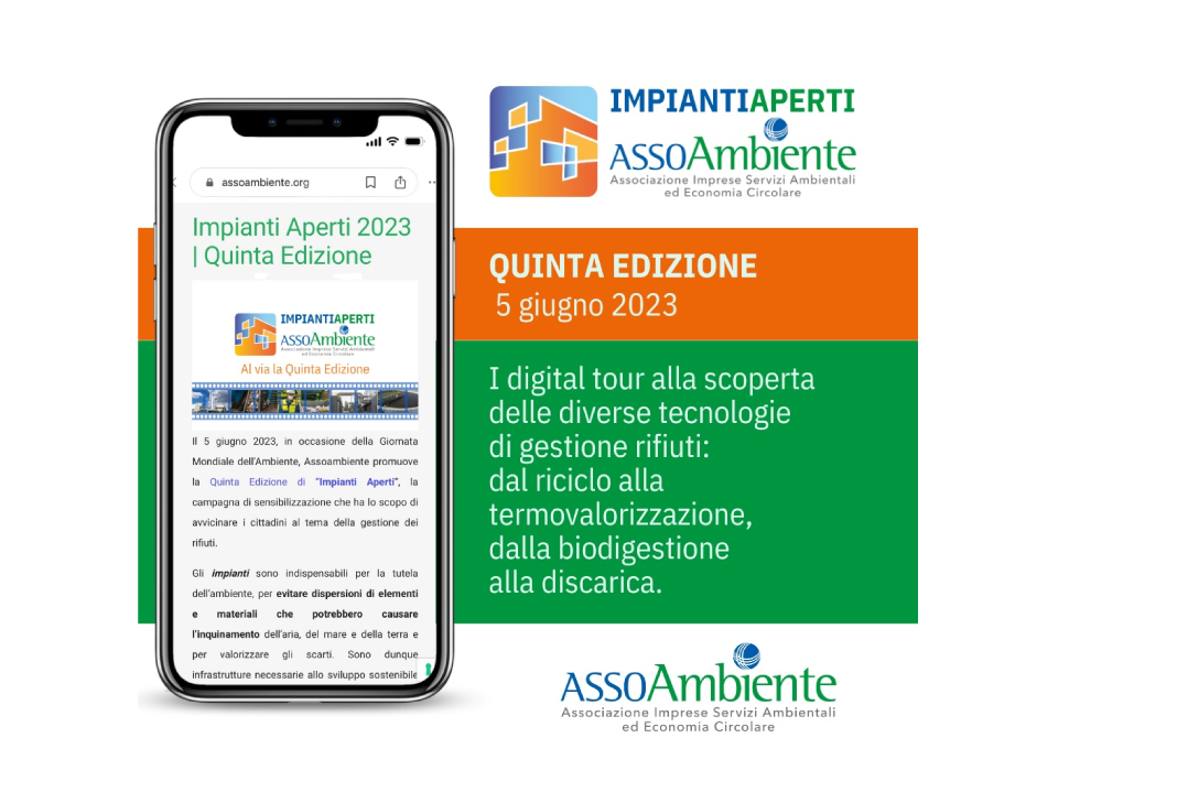 Assoambiente promuove la campagna “Impianti Aperti” per avvicinare i cittadini al tema della corretta gestione dei rifiuti