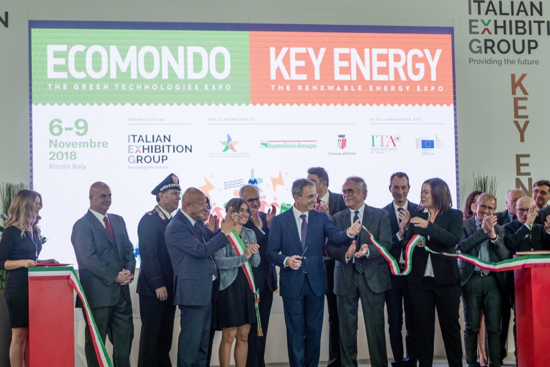 Taglio del nastro per Ecomondo e Key Energy