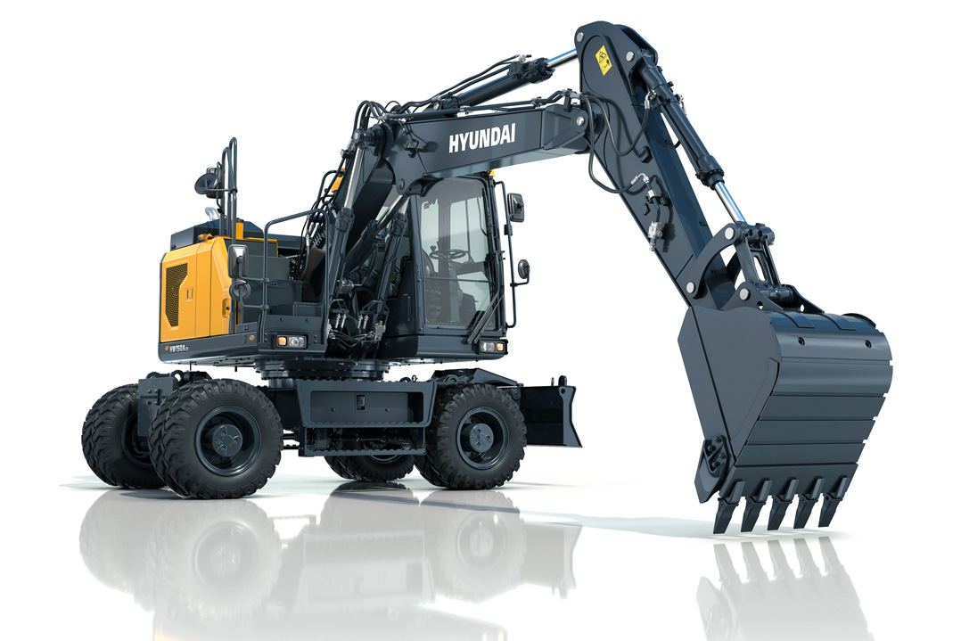 Hyundai aggiunge l’HW150A CR allo schieramento degli escavatori gommati