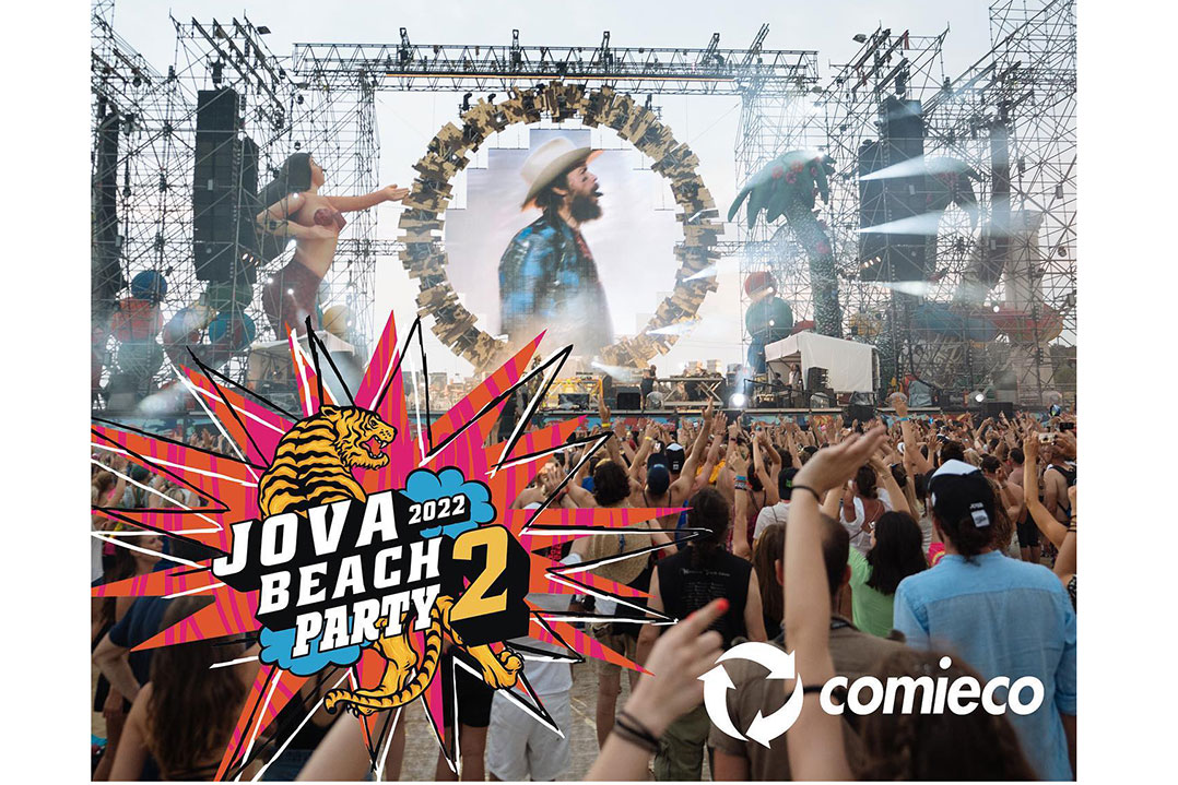 Jova Beach Party sceglie packaging monouso in carta