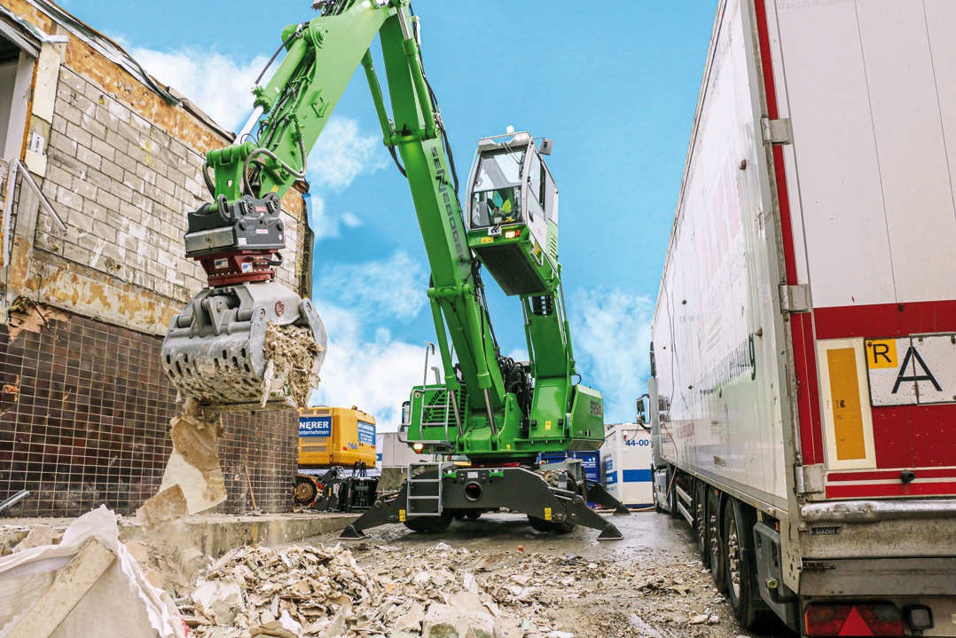 Il cuore verde di Sennebogen al servizio della demolizione
