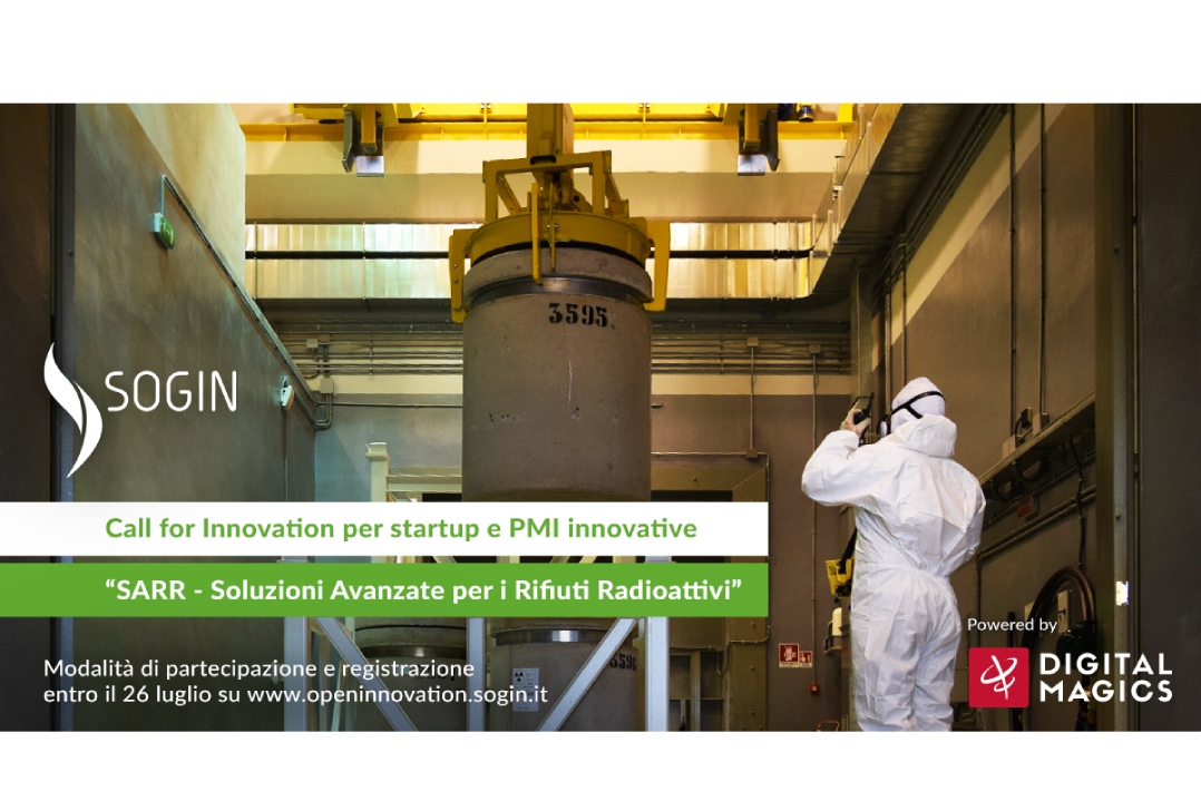 Al via la Call for Innovation “SARR – Soluzioni Avanzate per i Rifiuti Radioattivi”