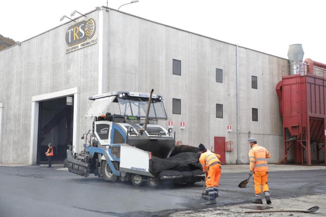 A Balvano (PZ) arriva l’asfalto del futuro realizzato con la gomma degli Pneumatici Fuori Uso