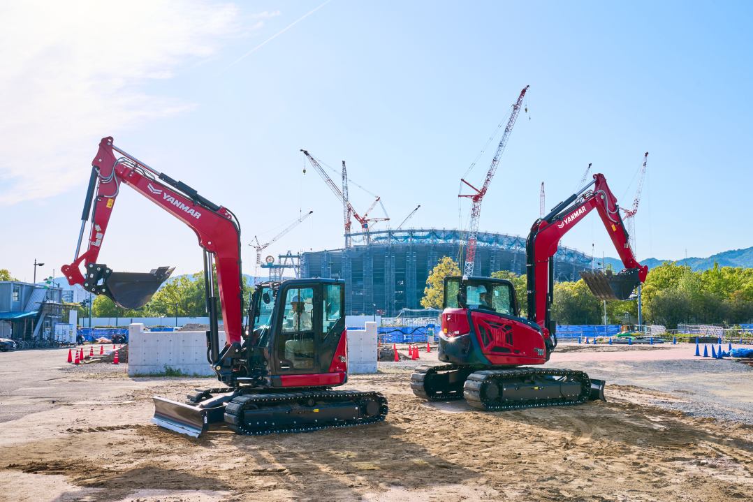 La gamma elettrica Yanmar approda a Intermat
