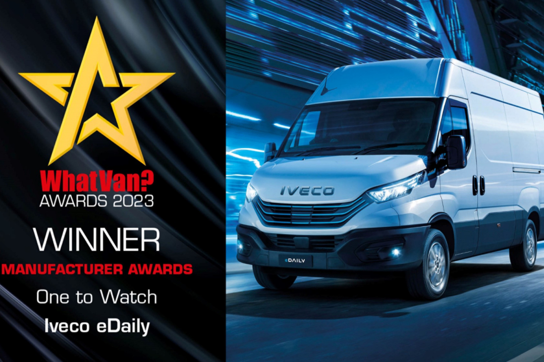 Il nuovo IVECO eDAILY vince l’ambito premio What Van? “One to Watch”