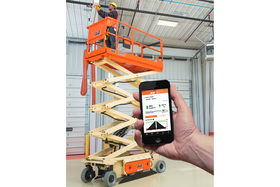 JLG presenta il nuovo sistema di monitoraggio batterie
