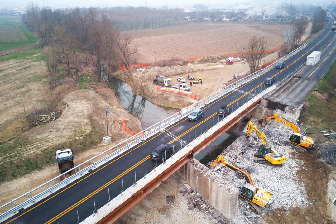 Tangenziale di Asti: completata la demolizione del viadotto in direzione Asti