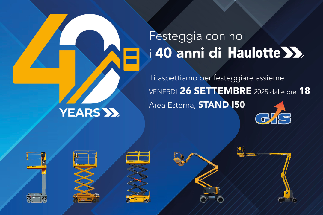 Haulotte a GIS 2025 per celebrare i 40 anni