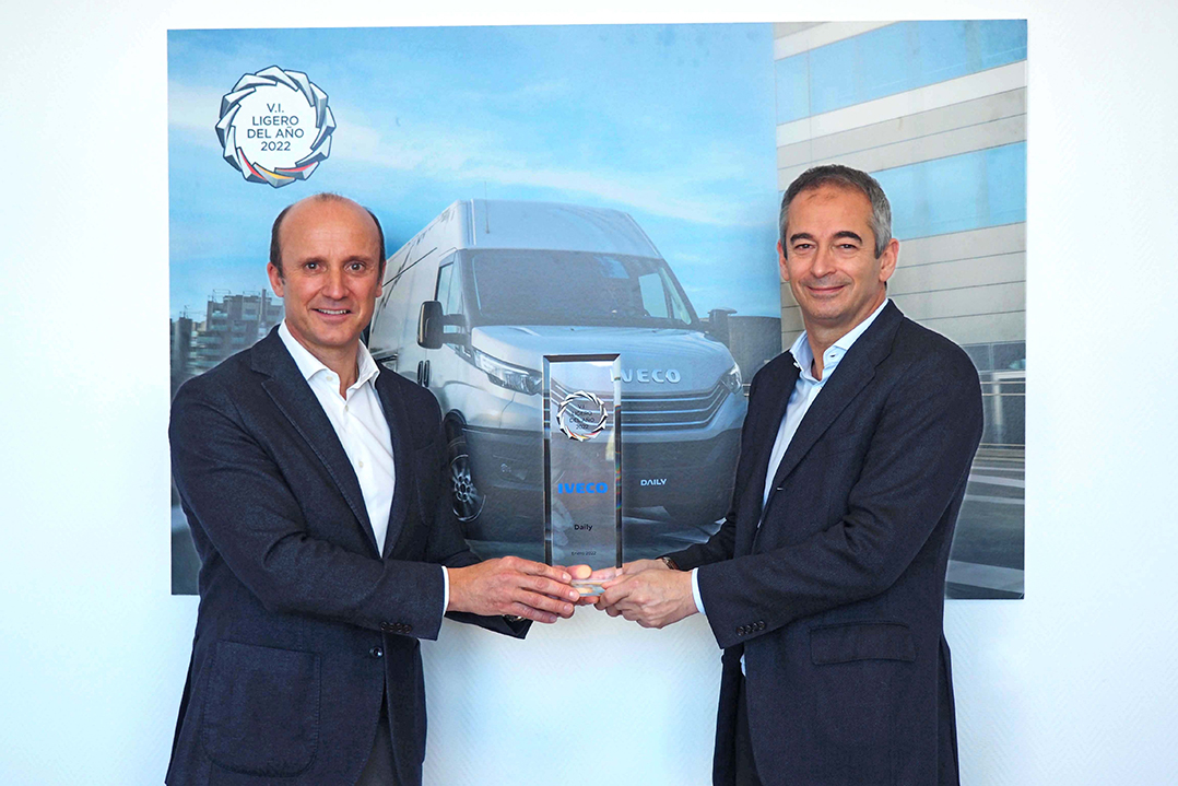 Il Nuovo Daily premiato in Spagna come “Best Light Vehicle 2022” ai National Transport Awards 2022