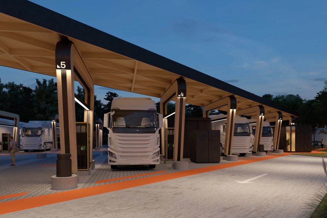 Stazioni di ricarica in deposito, a destinazione e pubblica: Scania alla carica
