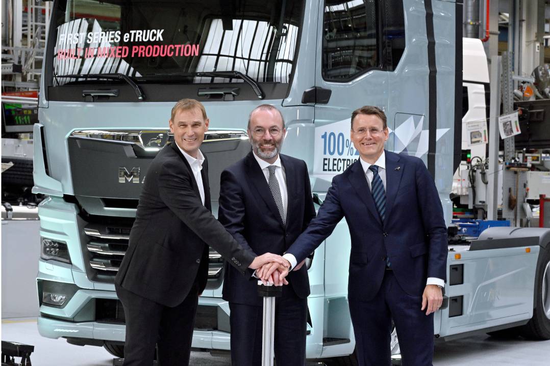 MAN scrive la storia: al via la produzione in serie dei camion elettrici