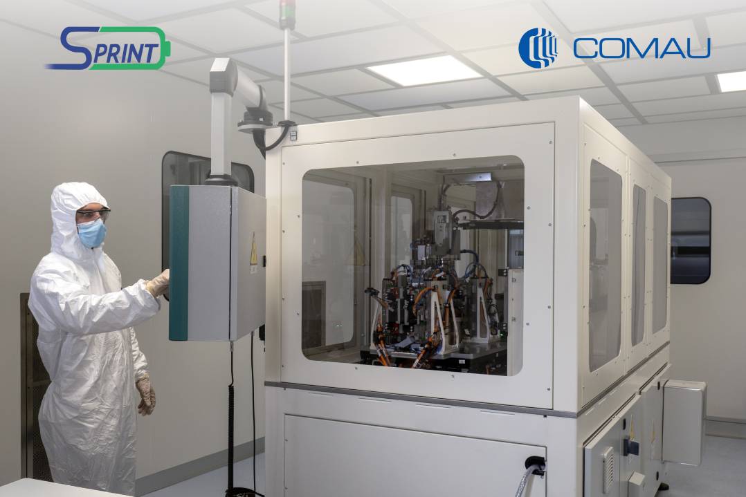 Comau partecipa al progetto Sprint per contribuire allo sviluppo di batterie a ioni di sodio