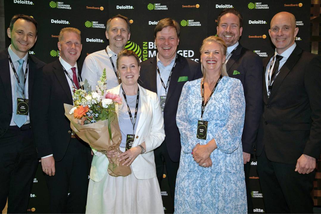 Steelwrist festeggia 20 anni e riceve il riconoscimento di “Sweden’s Best Managed Companies” per il sesto anno consecutivo