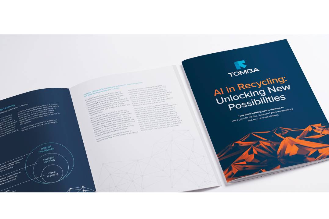 TOMRA presenta un nuovo eBook sul ruolo trasformativo dell’AI nel riciclo